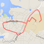 Ridge Rd to Jetton route map