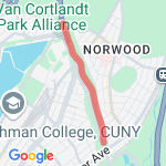 Night run 9/2/14 route map