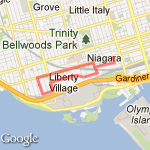 King West Route route map