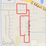 cross country route map