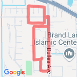cross country route map