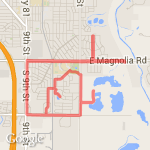 salina  11.34 miles route map