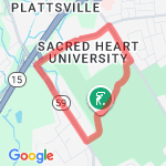 Golf Course route map