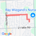 3.00 miles route map