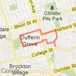 Short 20 min route map