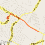 3 mile Neighborhood Route route map