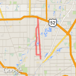 September 13 route map