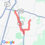 12 or 14 - Brentwood route map