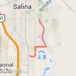 salina    flat  north and south route map