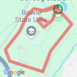 100 mile run route map