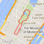 central park route map