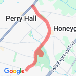 Ash & Tina Monday Run route map