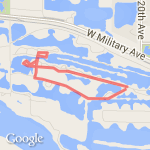 Fremont State Lakes 3 route map