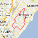 Douglas and Back route map