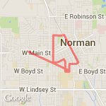 Off campus 5k route map