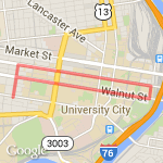 around the block route map