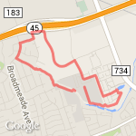 T&C Amberglen route map