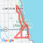 Lakefront Trail route map