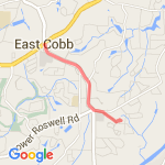 Roswell road route map