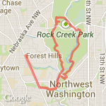 Western Ridge & Valley Trail loop route map