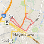 City 5 miler route map