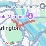 Marine Core Memorial route map