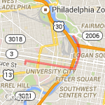 Art Museum route map