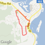 Sunday July 17th  route map