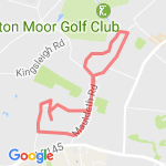 Mauldeth Hill route map