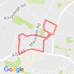 Queens Drive /  route map