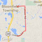 5.7 mile route near school route map