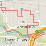 Sabine St. add on route map