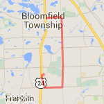 12 mile pre-marathon route route map