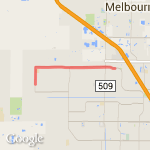 Long run keeping steady slow pace. route map