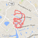 8.58 miles/14k route map