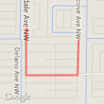 Interval training route map