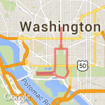 Lincoln (4 mile run) route map