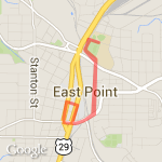 SCRR 4K Walk route map