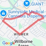 USA MMA 4.6 KM 30 Min Run route map