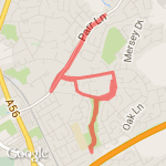 Alan Quine and park run route map