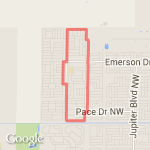 Road, and trails route map