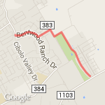 Schlather Park Loop route map