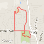 GOTR Practice 5k route map