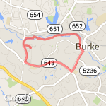 Burke centre to burke lake vre trail route map