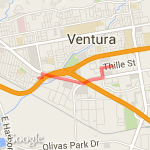 Thille Park-and-back route map