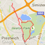 Through park, out at Sheepfoot Lane route map