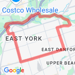 7 miles through ravine route map