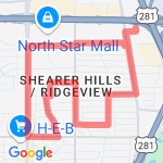 5 Mile Run route map
