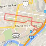Penn Walk route map