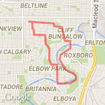 Cameron Loop route map